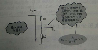 松下可調(diào)電阻分壓電路輸入回路示意圖